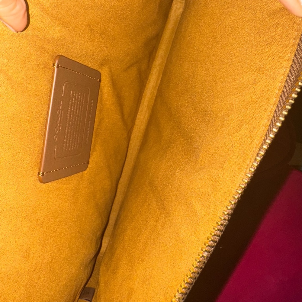 Coach Leather Strawberry Laptop Sleeve - Picture 5 of 5